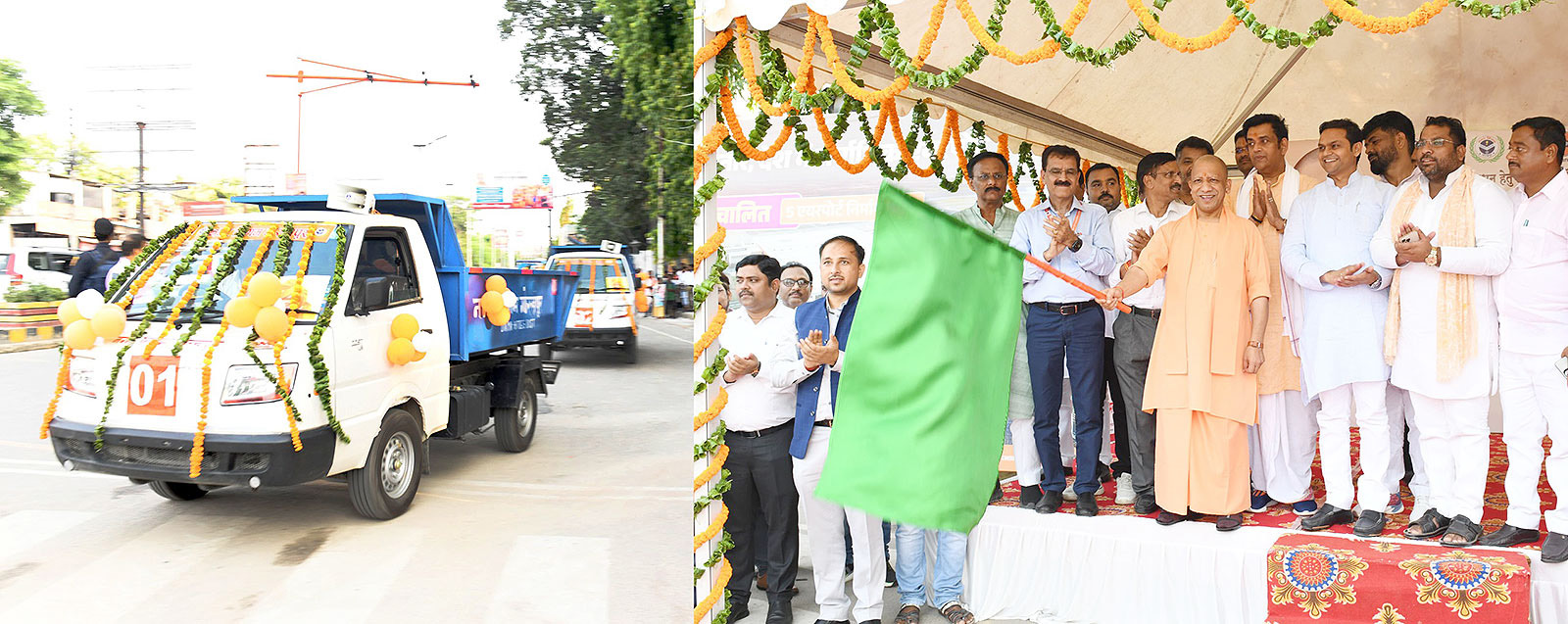 भारतस्य स्वच्छतासर्वेक्षणे गोरखपुरं सम्पूर्णे देशे ०३ लक्षतः १० लक्षजन संख्यायाः वर्गे चतुर्थस्थानं प्राप्तवान्, एषा महती उपलब्धिः-मुख्यमन्त्री