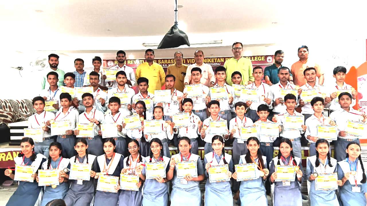 संकुल स्तरीय विज्ञान संस्कृति ज्ञान मेलापके रानी रेवती देवी विद्यालयस्य प्रदर्शनम् उच्चस्तरीयम्