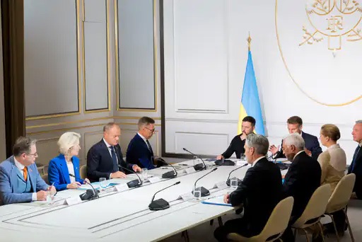 २६ देशाः युक्रेनदेशाय सुरक्षाप्रतिश्रुतिं दास्यन्ति-युक्रेनसीमायां अन्ताराष्ट्रिय बलं नियोजितं भविष्यति; ज़ेलेन्स्की अपि ट्रम्पस्य समर्थनं याचितवान्