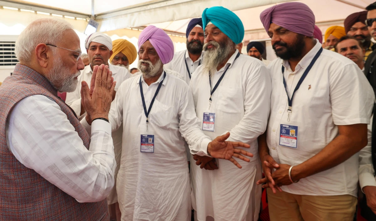 बाढ़पीडितानां पीडां ज्ञातुं पञ्जाबनगरम् आगच्छति पीएम मोदी, १६०० कोटिरूप्यकाणां केन्द्रीय सहायतायाः घोषणां करोति