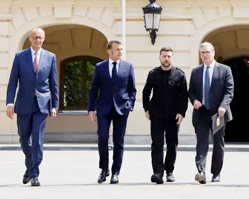 यूरोपीयनेतृभिः सह ज़ेलेन्स्की इत्यस्य गुप्त समागमः: युक्रेनदेशस्य सुरक्षा प्रति श्रुति विषये चर्चां करिष्यति